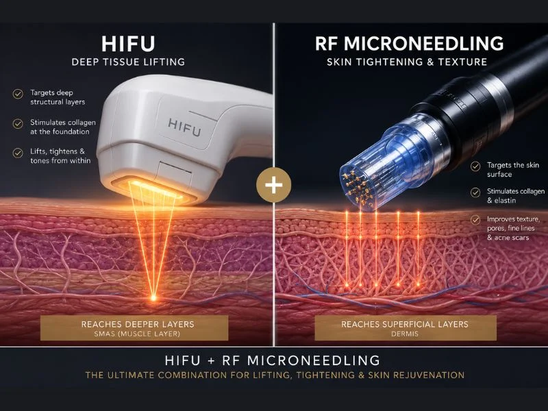What Could Combining HIFU and RF Microneedling Do for Your Skin Kensington and Chelsea?